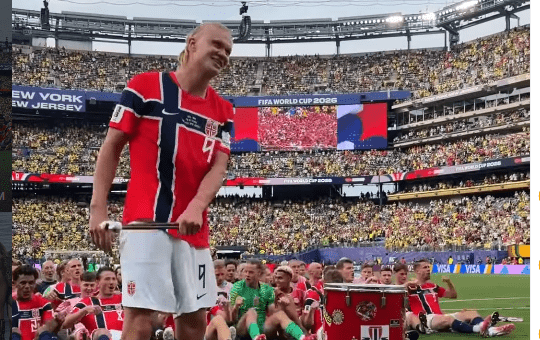 Haaland song lyrics Norwegian